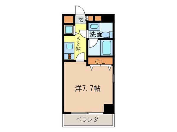 リベ－ル名駅南の物件間取画像